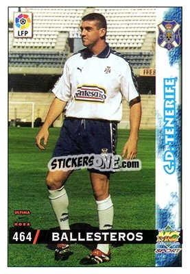 Figurina Ballesteros - Las Fichas De La Liga 1998-1999 - Mundicromo