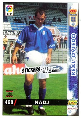 Sticker Nadj - Las Fichas De La Liga 1998-1999 - Mundicromo