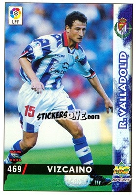 Cromo Vizcaino - Las Fichas De La Liga 1998-1999 - Mundicromo