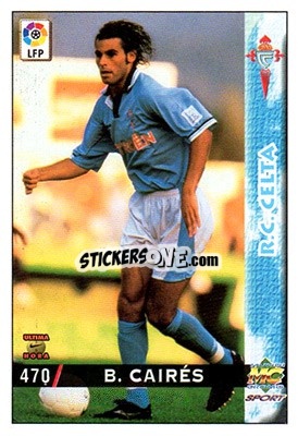 Sticker Bruno Caires - Las Fichas De La Liga 1998-1999 - Mundicromo