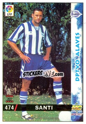 Cromo Santi - Las Fichas De La Liga 1998-1999 - Mundicromo