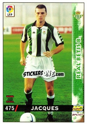 Sticker Jacques - Las Fichas De La Liga 1998-1999 n. 475 - Mundicromo