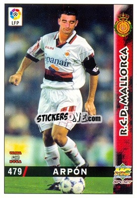 Sticker Arpón - Las Fichas De La Liga 1998-1999 - Mundicromo