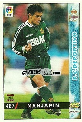 Figurina Manjarin - Las Fichas De La Liga 1998-1999 - Mundicromo