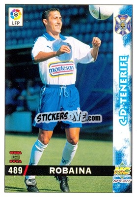 Sticker Robaina - Las Fichas De La Liga 1998-1999 n. 489 - Mundicromo
