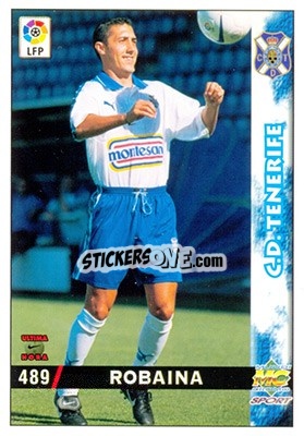 Sticker Robaina - Las Fichas De La Liga 1998-1999 - Mundicromo