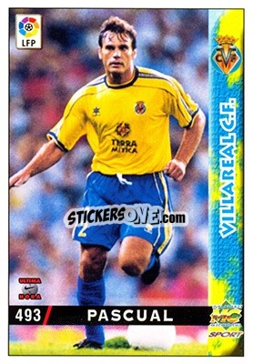 Sticker Pascual - Las Fichas De La Liga 1998-1999 n. 493 - Mundicromo