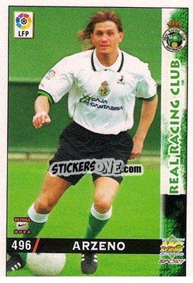 Sticker Arzeno - Las Fichas De La Liga 1998-1999 - Mundicromo