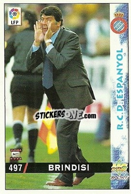 Sticker Brindisi - Las Fichas De La Liga 1998-1999 - Mundicromo