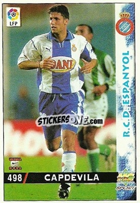 Sticker Capdevila - Las Fichas De La Liga 1998-1999 - Mundicromo