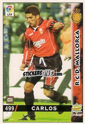 Cromo Carlos - Las Fichas De La Liga 1998-1999 - Mundicromo