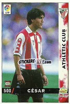 Cromo Cesar - Las Fichas De La Liga 1998-1999 - Mundicromo