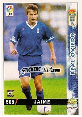 Sticker Jaime - Las Fichas De La Liga 1998-1999 n. 505 - Mundicromo