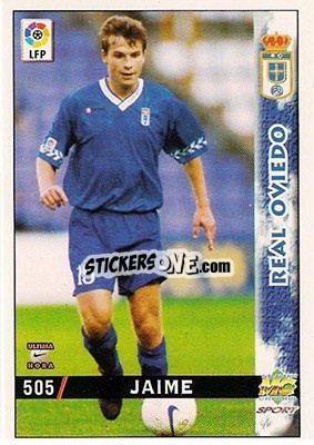 Sticker Jaime - Las Fichas De La Liga 1998-1999 - Mundicromo