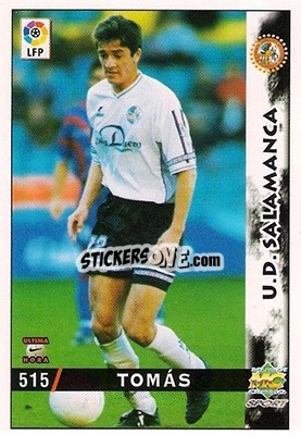 Sticker Tomas - Las Fichas De La Liga 1998-1999 n. 515 - Mundicromo