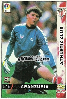 Sticker Aranzubia - Las Fichas De La Liga 1998-1999 - Mundicromo