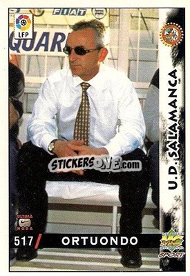 Sticker Ortuondo - Las Fichas De La Liga 1998-1999 - Mundicromo