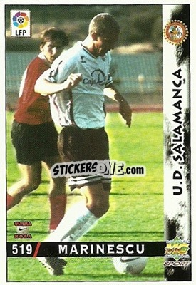 Figurina Marinescu - Las Fichas De La Liga 1998-1999 - Mundicromo