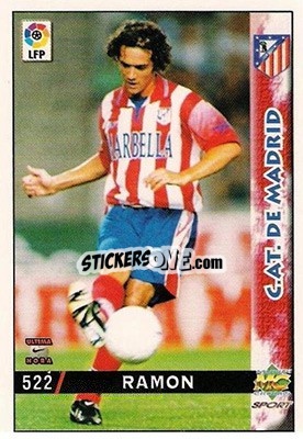 Sticker Ramón - Las Fichas De La Liga 1998-1999 - Mundicromo