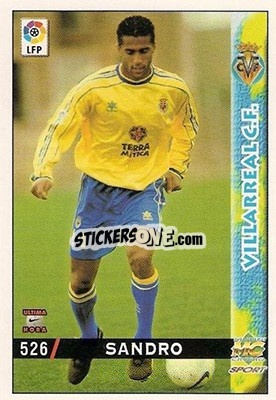 Sticker Sandro - Las Fichas De La Liga 1998-1999 n. 526 - Mundicromo