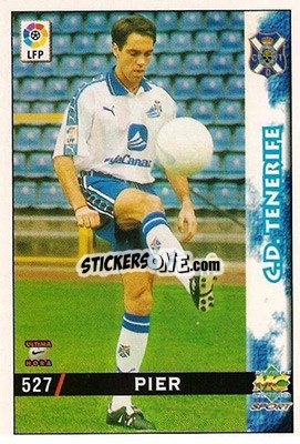 Cromo Pier - Las Fichas De La Liga 1998-1999 - Mundicromo