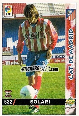 Cromo Solari - Las Fichas De La Liga 1998-1999 - Mundicromo