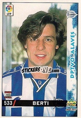 Sticker Berti - Las Fichas De La Liga 1998-1999 - Mundicromo