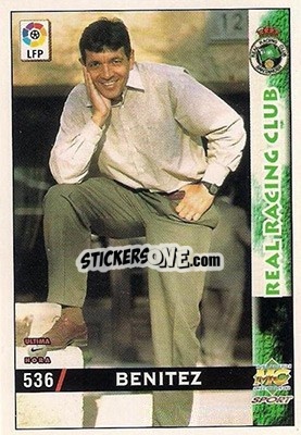 Sticker Benitez - Las Fichas De La Liga 1998-1999 - Mundicromo