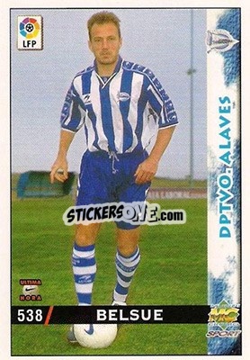 Sticker Belsué - Las Fichas De La Liga 1998-1999 n. 538 - Mundicromo