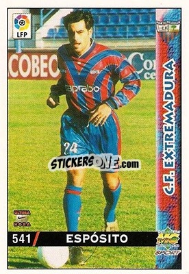 Sticker Espósito - Las Fichas De La Liga 1998-1999 n. 541 - Mundicromo