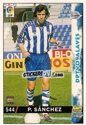 Sticker Pablo Sanchez - Las Fichas De La Liga 1998-1999 n. 544 - Mundicromo