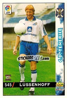 Sticker Lussenhoff - Las Fichas De La Liga 1998-1999 n. 545 - Mundicromo