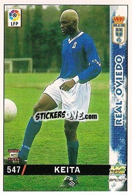 Sticker Keita - Las Fichas De La Liga 1998-1999 - Mundicromo