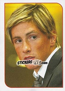 Sticker Fernando Torres - Football Life 2008 n. 8 - Luxor
