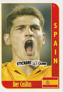 Sticker Iker Casillas - Football Life 2008 n. 20 - Luxor
