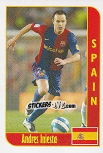 Sticker Andres Iniesta