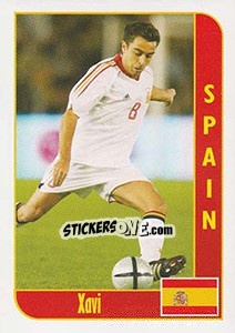 Sticker Xavi - Football Life 2008 n. 27 - Luxor