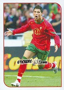 Sticker Cristiano Ronaldo - Football Life 2008 - Luxor