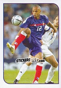 Sticker Thierry Henry - Football Life 2008 n. 45 - Luxor