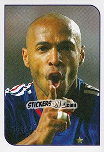 Sticker Thierry Henry - Football Life 2008 n. 46 - Luxor