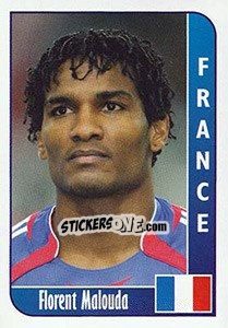 Sticker Florent Malouda - Football Life 2008 n. 63 - Luxor
