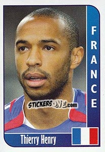 Sticker Thierry Henry - Football Life 2008 n. 66 - Luxor