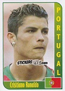 Sticker Cristiano Ronaldo - Football Life 2008 n. 75 - Luxor