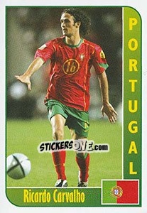 Sticker Ricardo Carvalho - Football Life 2008 n. 77 - Luxor