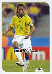 Sticker Ronaldinho - Football Life 2008 - Luxor