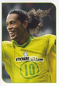 Sticker Ronaldinho - Football Life 2008 n. 82 - Luxor