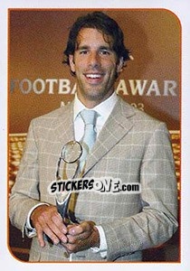 Sticker Ruud van Nistelrooy - Football Life 2008 n. 87 - Luxor