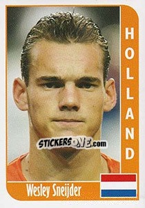 Sticker Wesley Sneijder - Football Life 2008 - Luxor