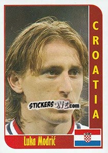 Sticker Luka Modric - Football Life 2008 - Luxor