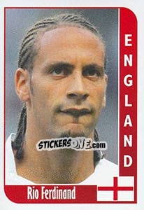 Sticker Rio Ferdinand - Football Life 2008 - Luxor